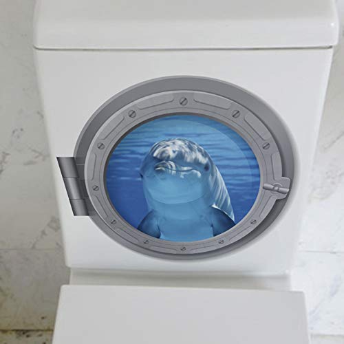 BooDecal undersea dolphin wall decal is safe vinyl, easy to remove from walls.