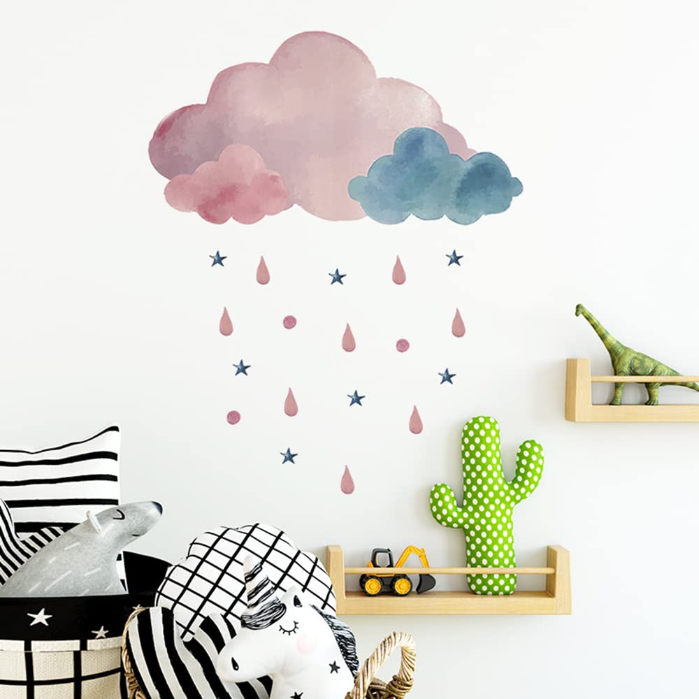 BooDecal nursery wall art decal softens space with pink hues.