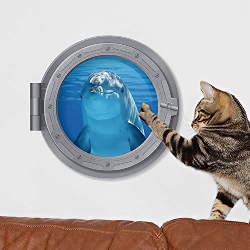 BooDecal underwater dolphin decor adds a playful sea vibe to nurseries and playrooms.