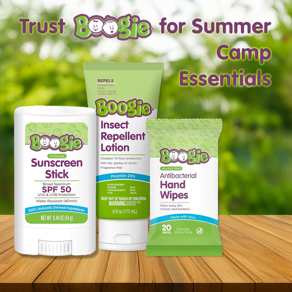Boogie Block zinc oxide mineral sunscreen delivers safe sun care.