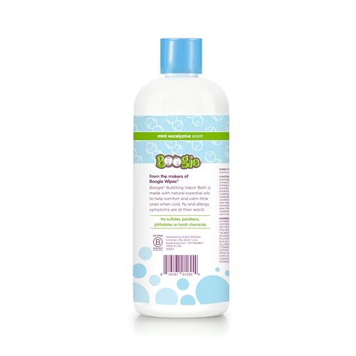 Tub filled with long-lasting bubbles from Boogie Kids Botanical Bubble Bath