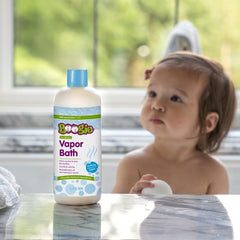 Boogie Kids Bubble Bath bubbles filling the tub for playful soaking.