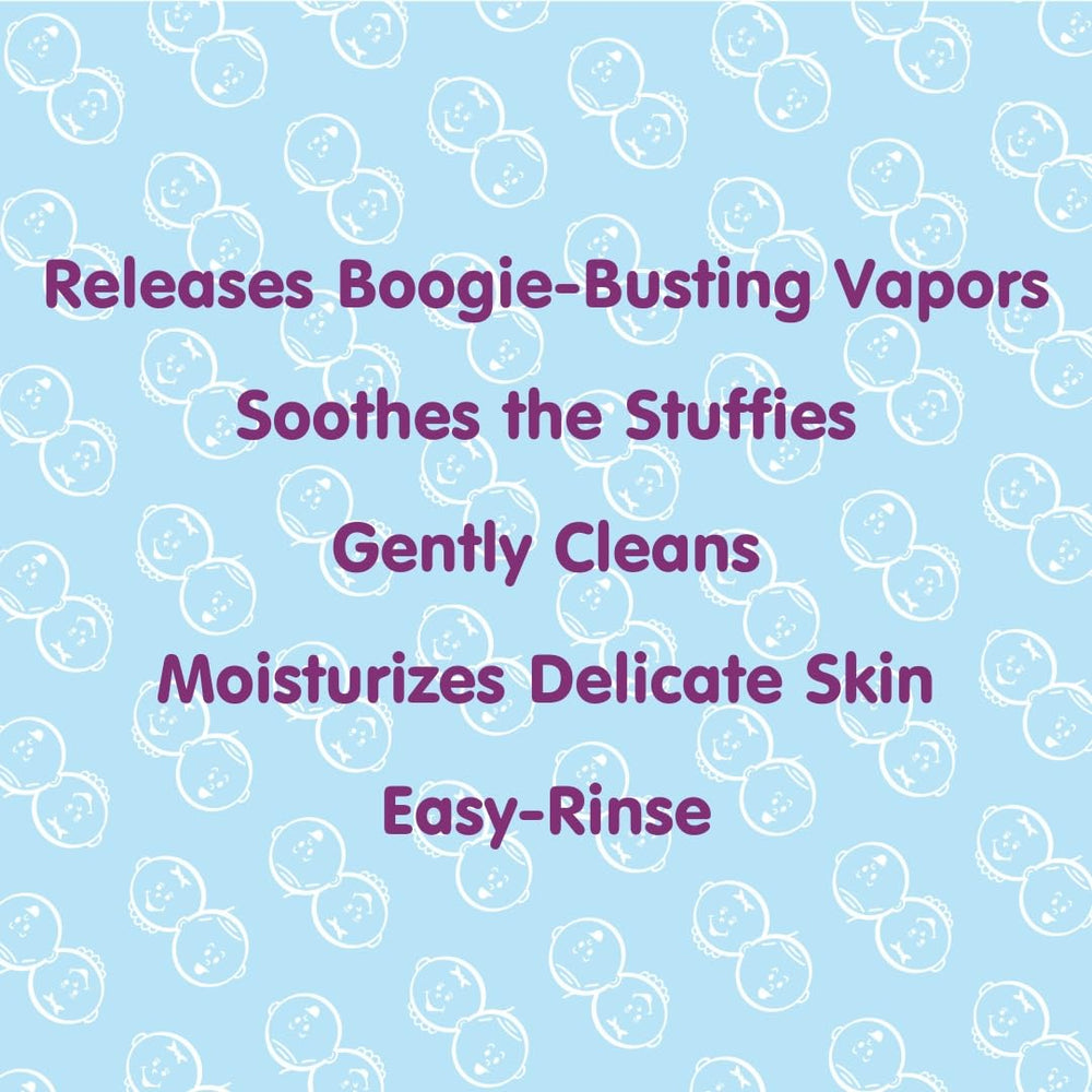 Close-up of Boogie label showing natural essential oils and fragrance.