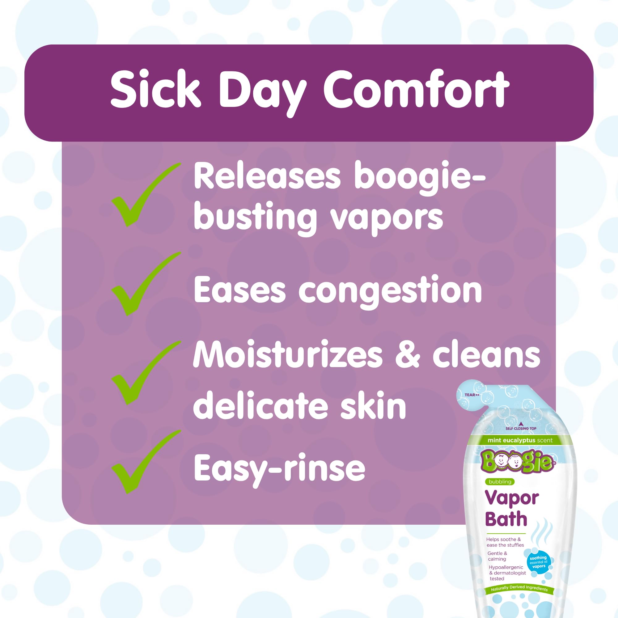 Close up of mint and eucalyptus oils in Boogie Kids formula