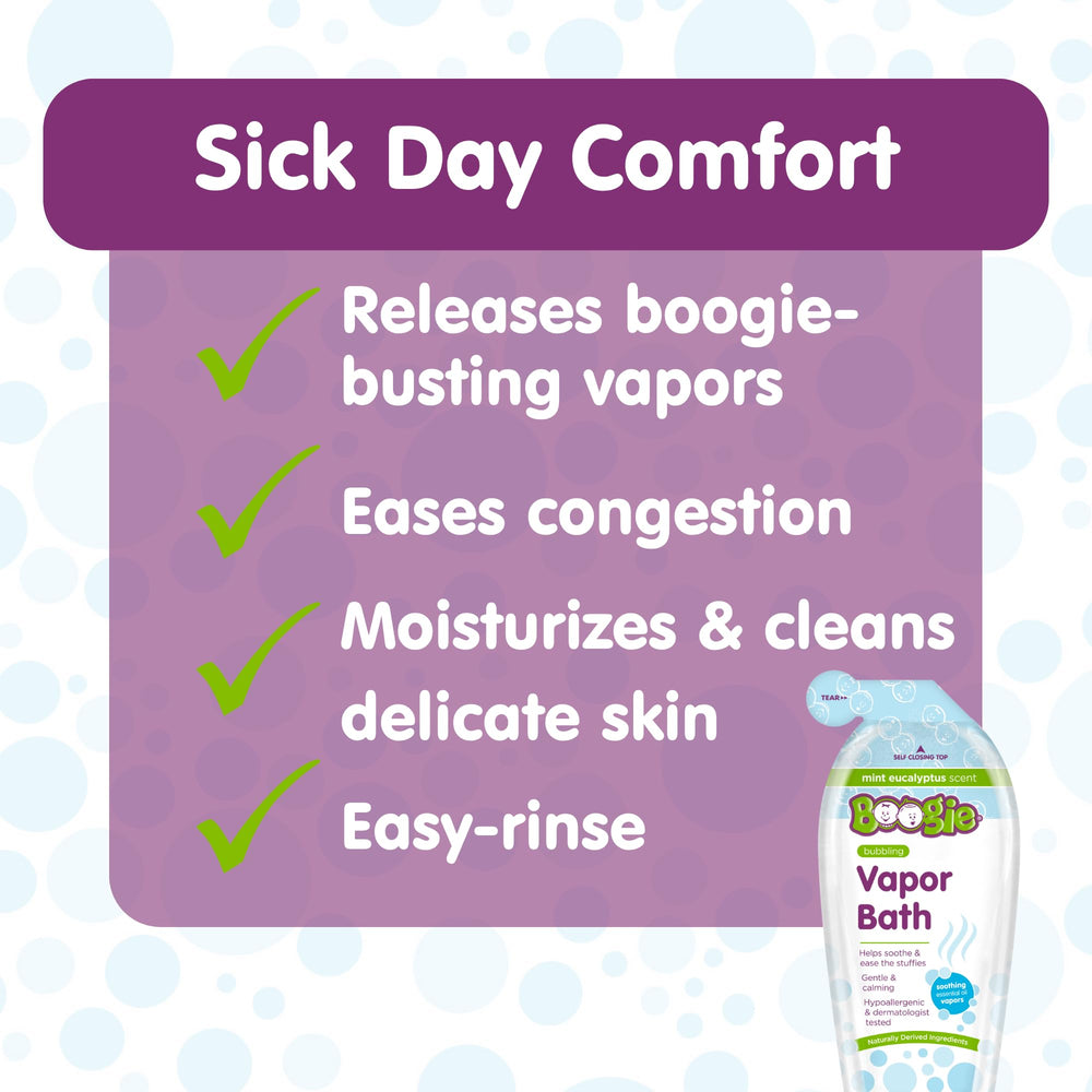 Close up of mint and eucalyptus oils in Boogie Kids formula
