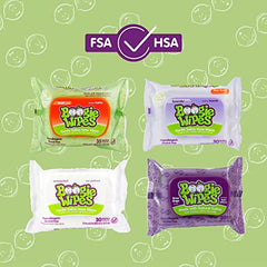 Gentle wipes for babies' noses and skin