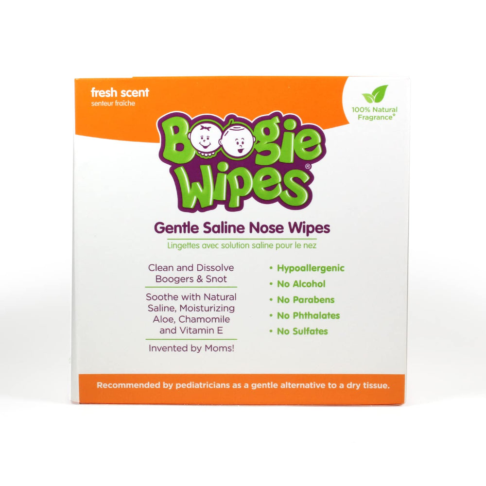 Boogie Wipes Aloe and Vitamin E wipe formula for nourished skin