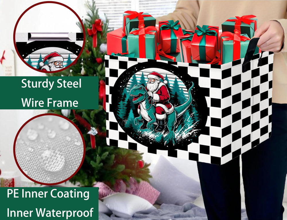 BOOHIT waterproof liner basket protects contents from moisture.