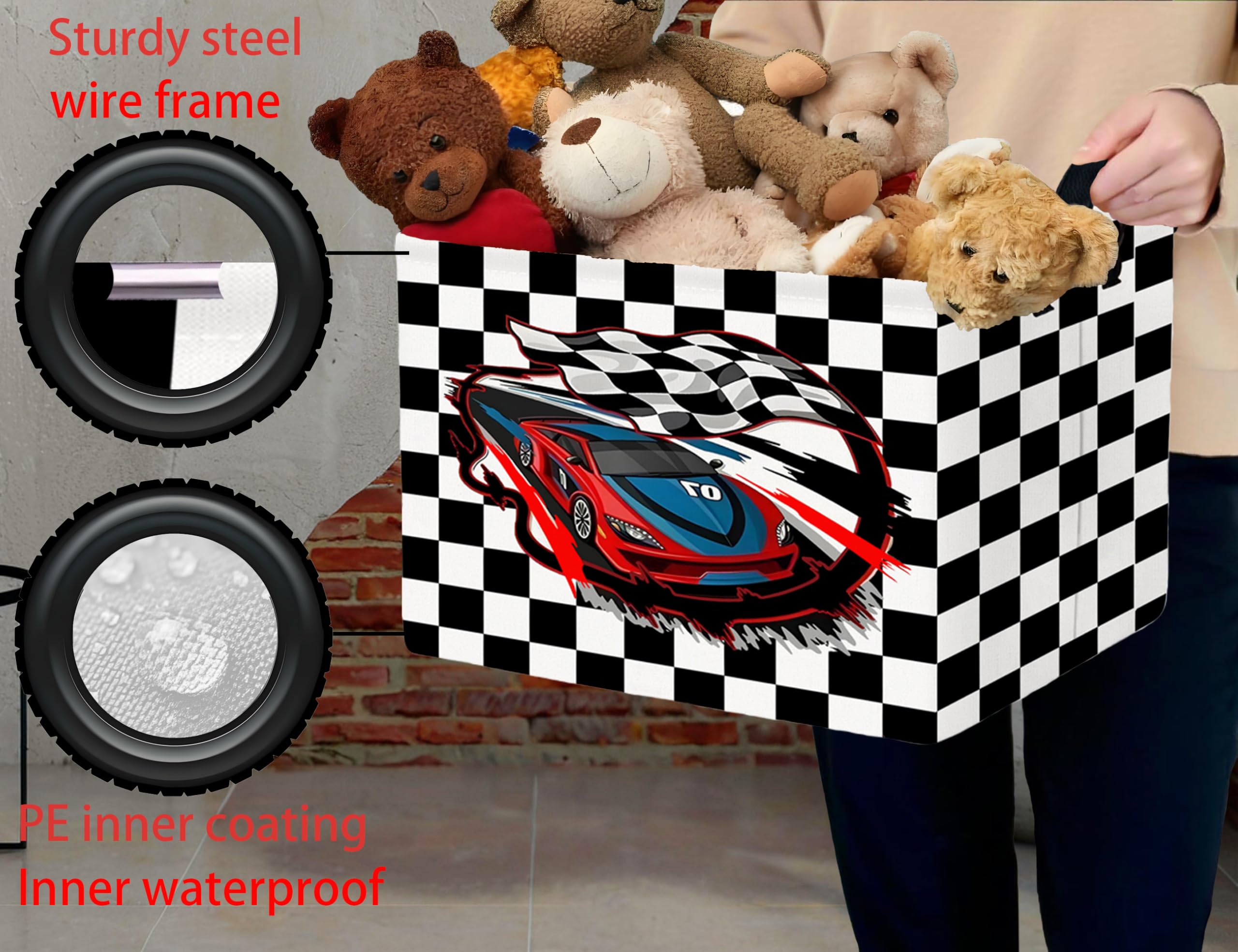 BOOHIT collapsible storage bin ideal for laundry or toys