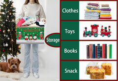 Boohit collapsible storage fits neatly away when not in use.