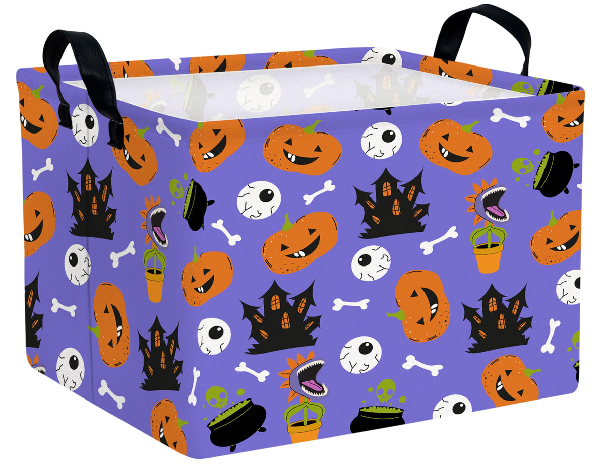 BOOHIT Halloween candy basket pattern enhances seasonal decor and trick-or-treat storage