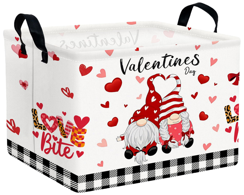 BOOHIT heart-shaped storage bin for kids, ideal for toy organization.