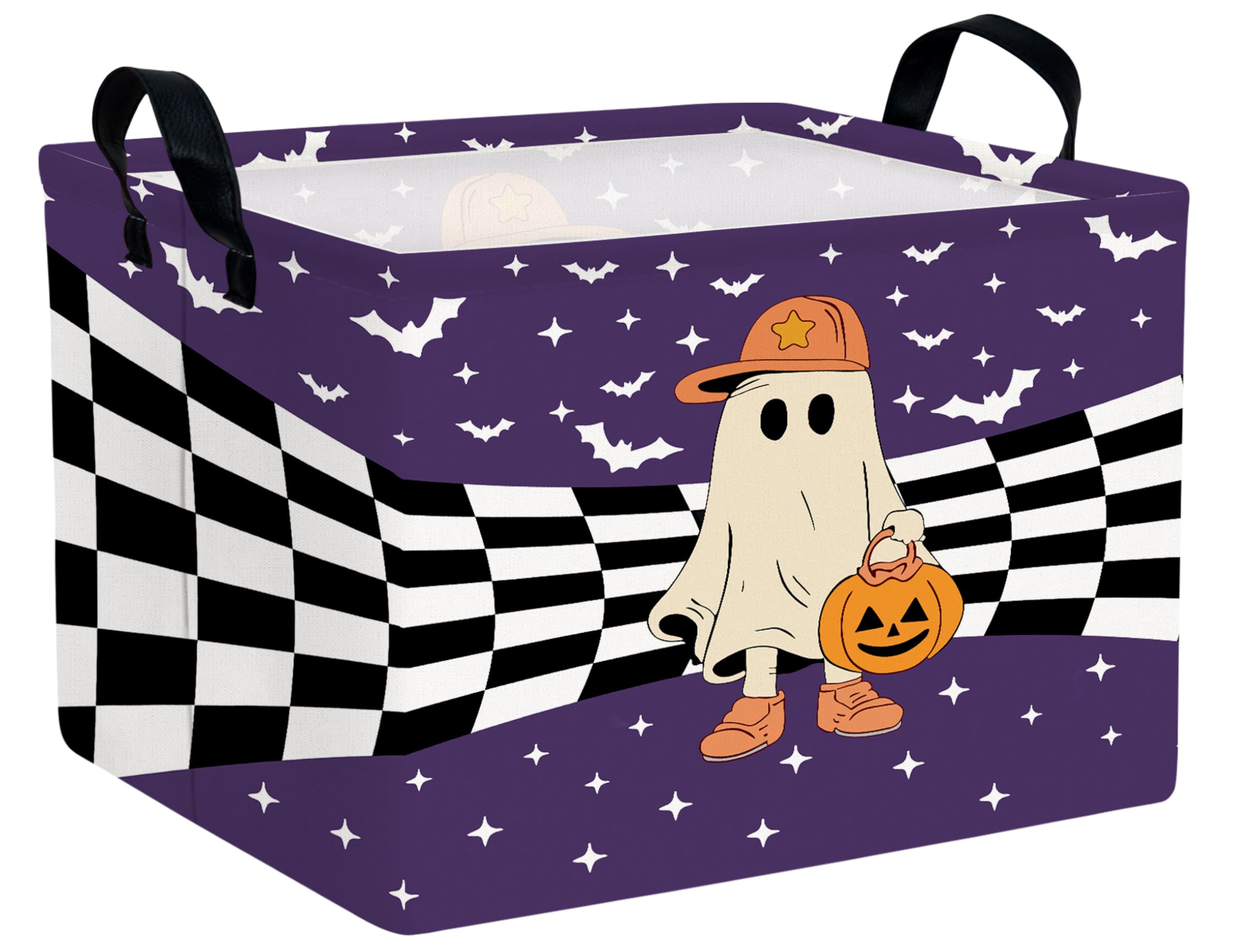 BOOHIT large Halloween candy basket used for treats and decor storage