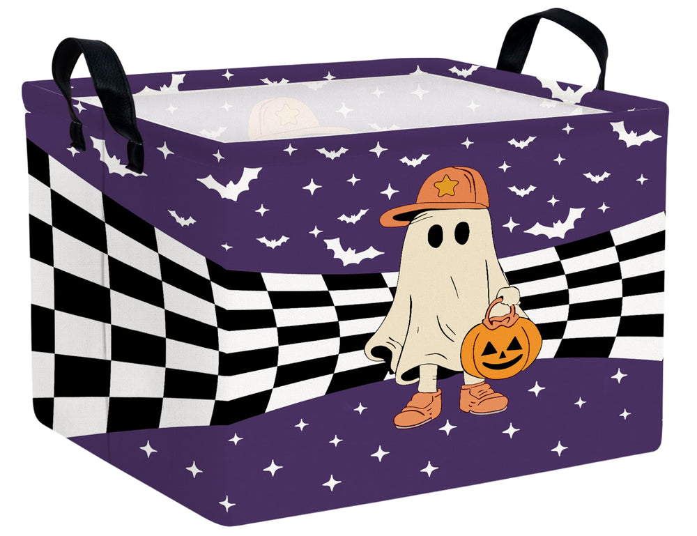 BOOHIT large Halloween candy basket used for treats and decor storage