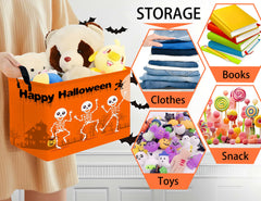 BOOHIT leather handles allow easy carrying of heavier items like toys.