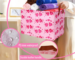 BOOHIT 15x10x9 inch size accommodates clothes, toys, and essentials.