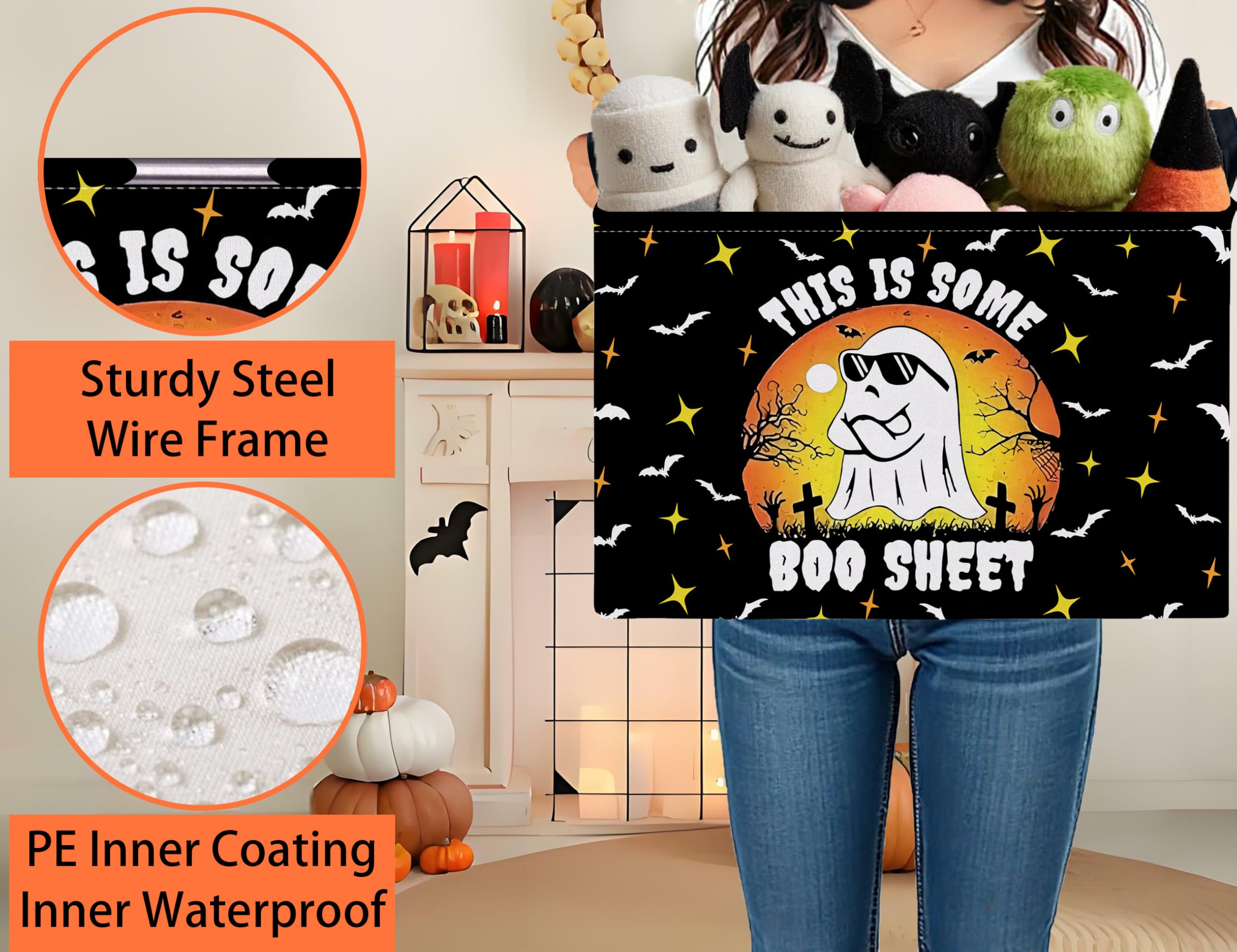BOOHIT spooky-toy-bin keeps kids' rooms tidy while playful