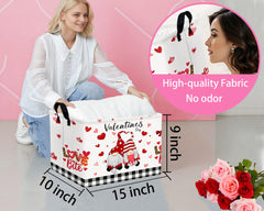 BOOHIT Valentines Day basket for kids, enhances room decor and storage.