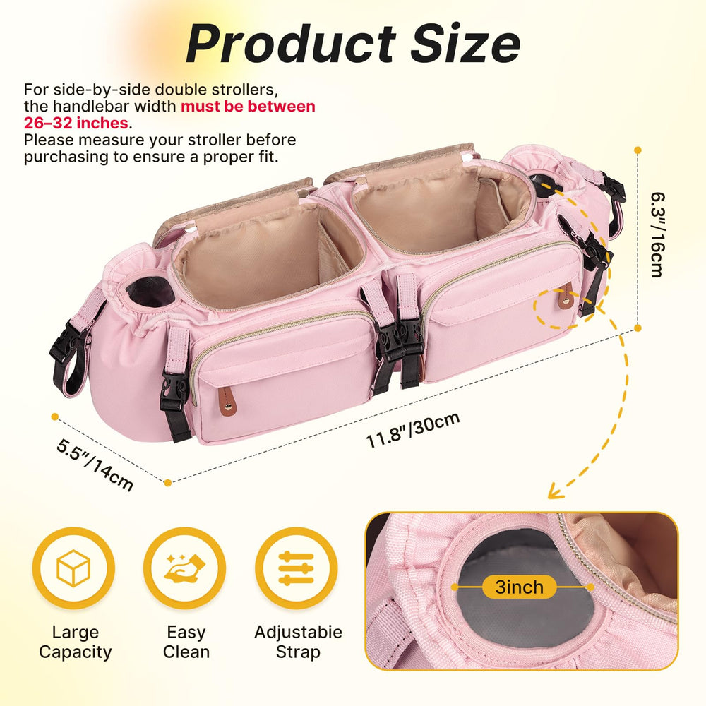 Boomistry organizer includes wipes pockets for quick diaper changes