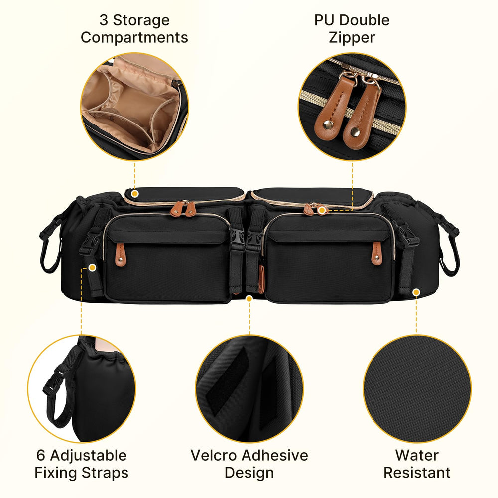 Boomistry Oxford fabric is water-resistant and easy to clean.