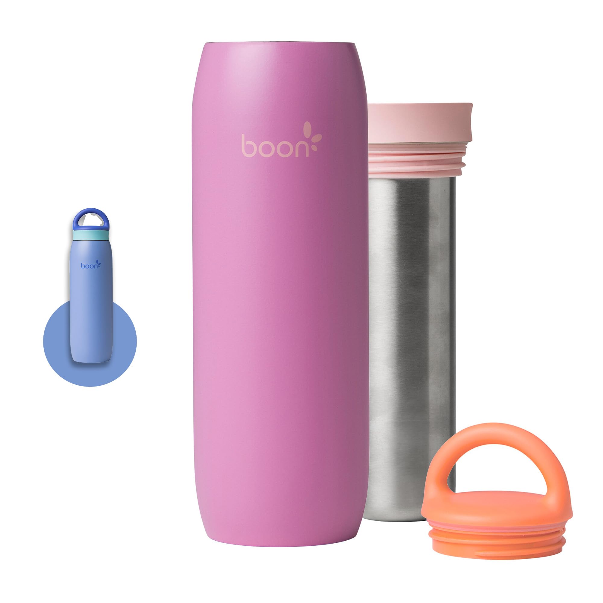 Boon Frosh portable breast milk chiller keeps milk cold on the go.