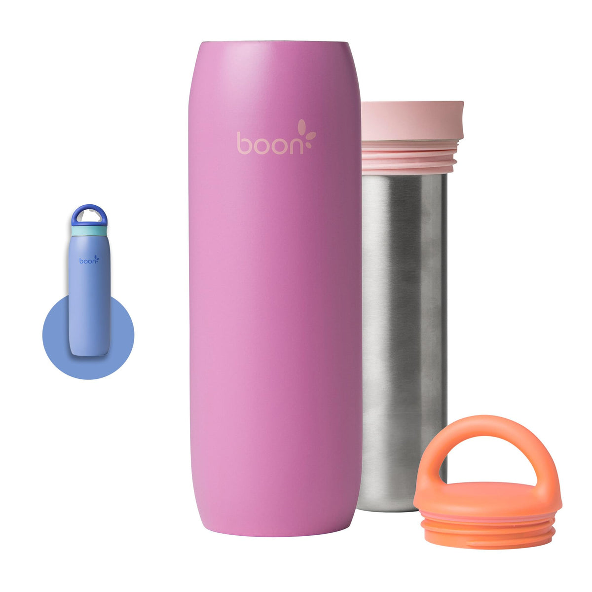 Boon Frosh portable breast milk chiller keeps milk cold on the go.