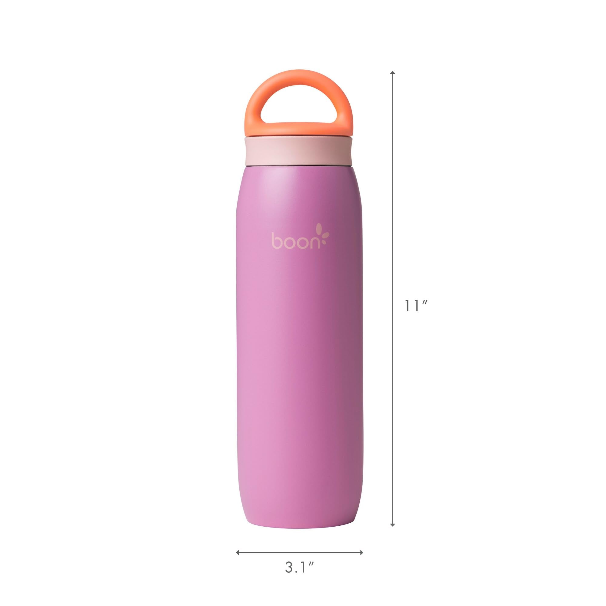 Boon Frosh keeps milk warm for 3-4 hours if needed.
