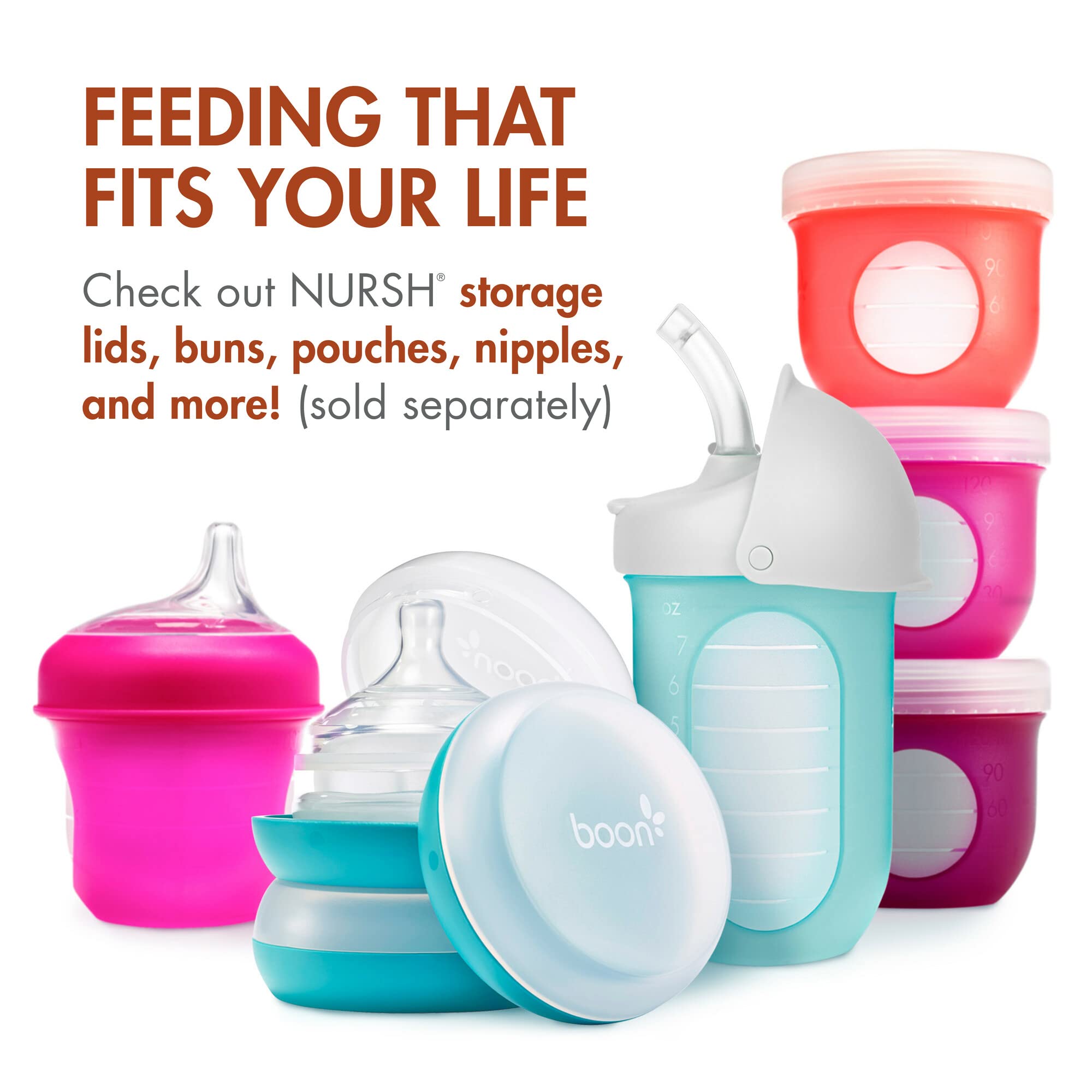Boon Nursh BPA PVC free materials for safe daily use