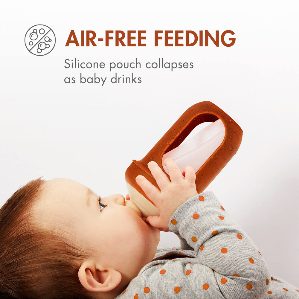 Boon Nursh silicone pouch collapses during feeding to minimize air