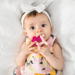 Boon Prance Unicorn Teether is dishwasher-safe for quick cleaning