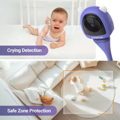 BOOPOO night vision shows baby clearly in low light without disruption