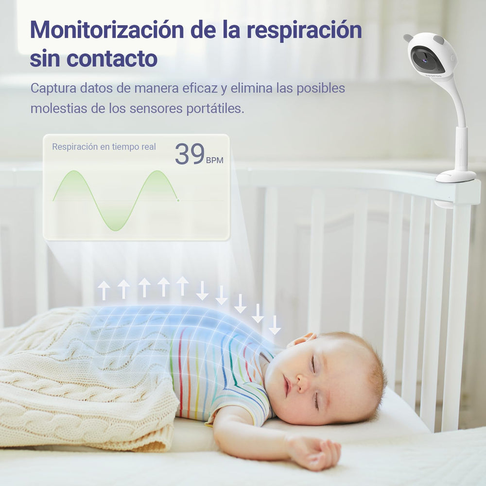 BOOPOO crib mount system offers secure, adaptable placement for optimal baby view