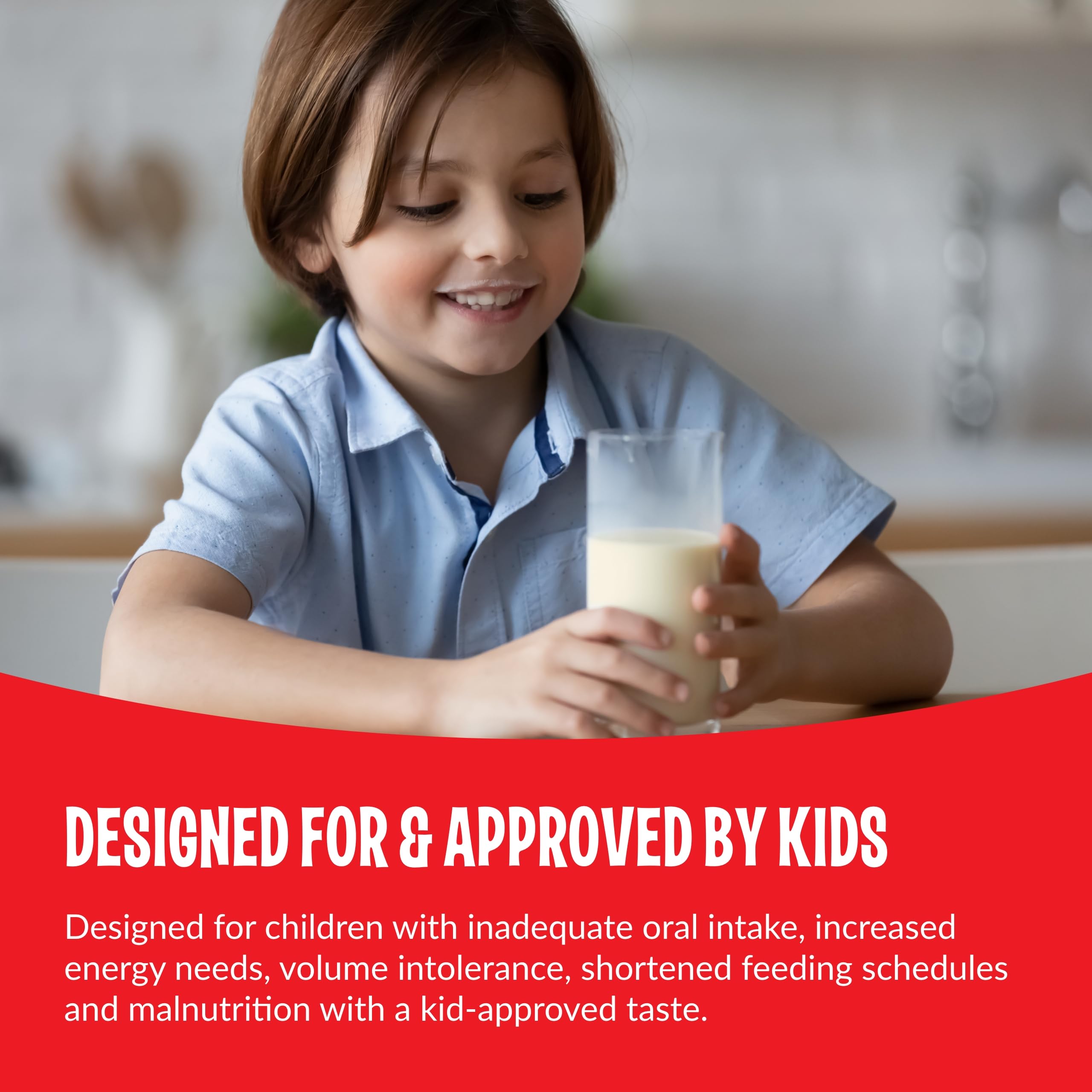 BOOST Vanilla Vortex carton pack with kid-friendly nutrition