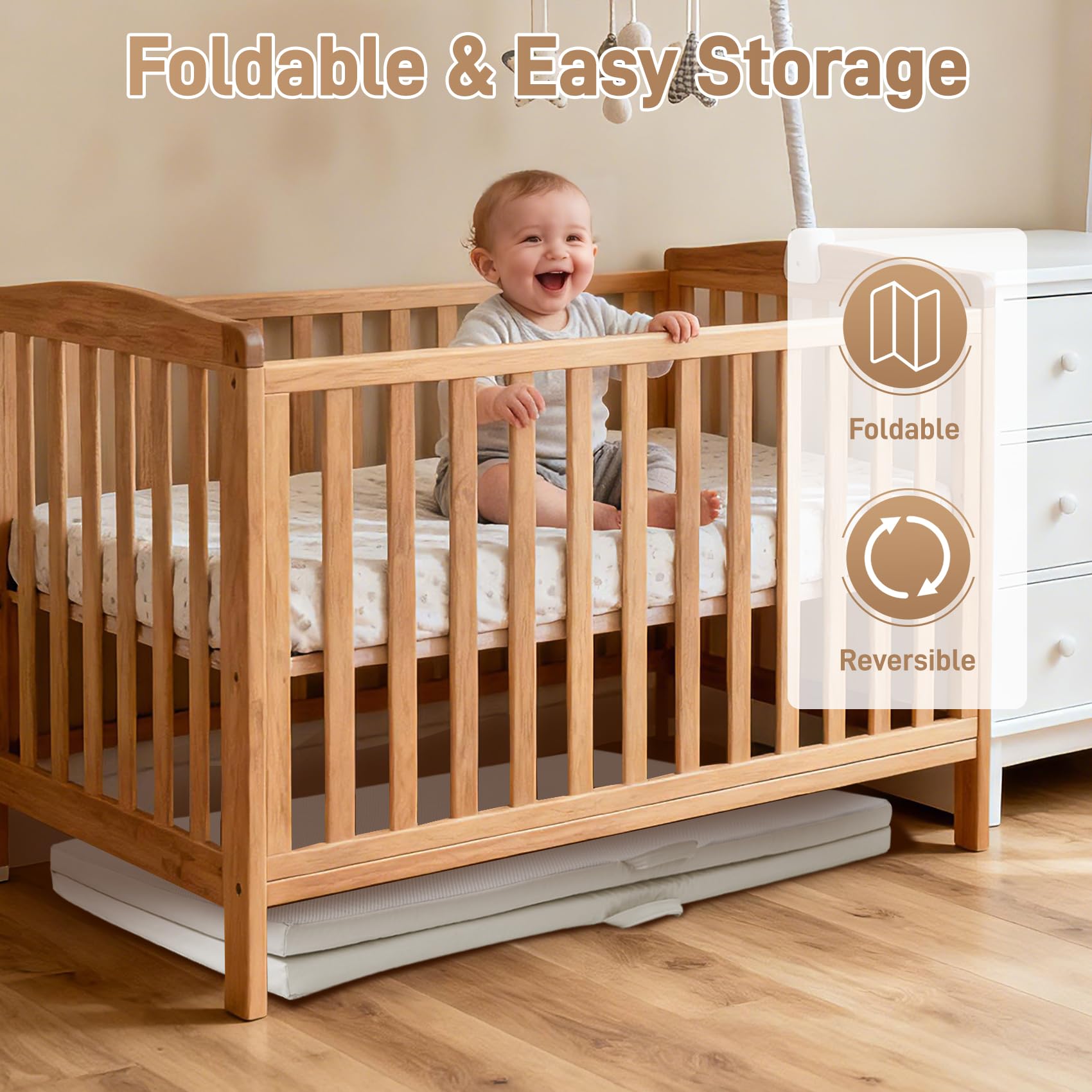 Bootuu Baby Play Mat detachable-liner enables easy cleaning