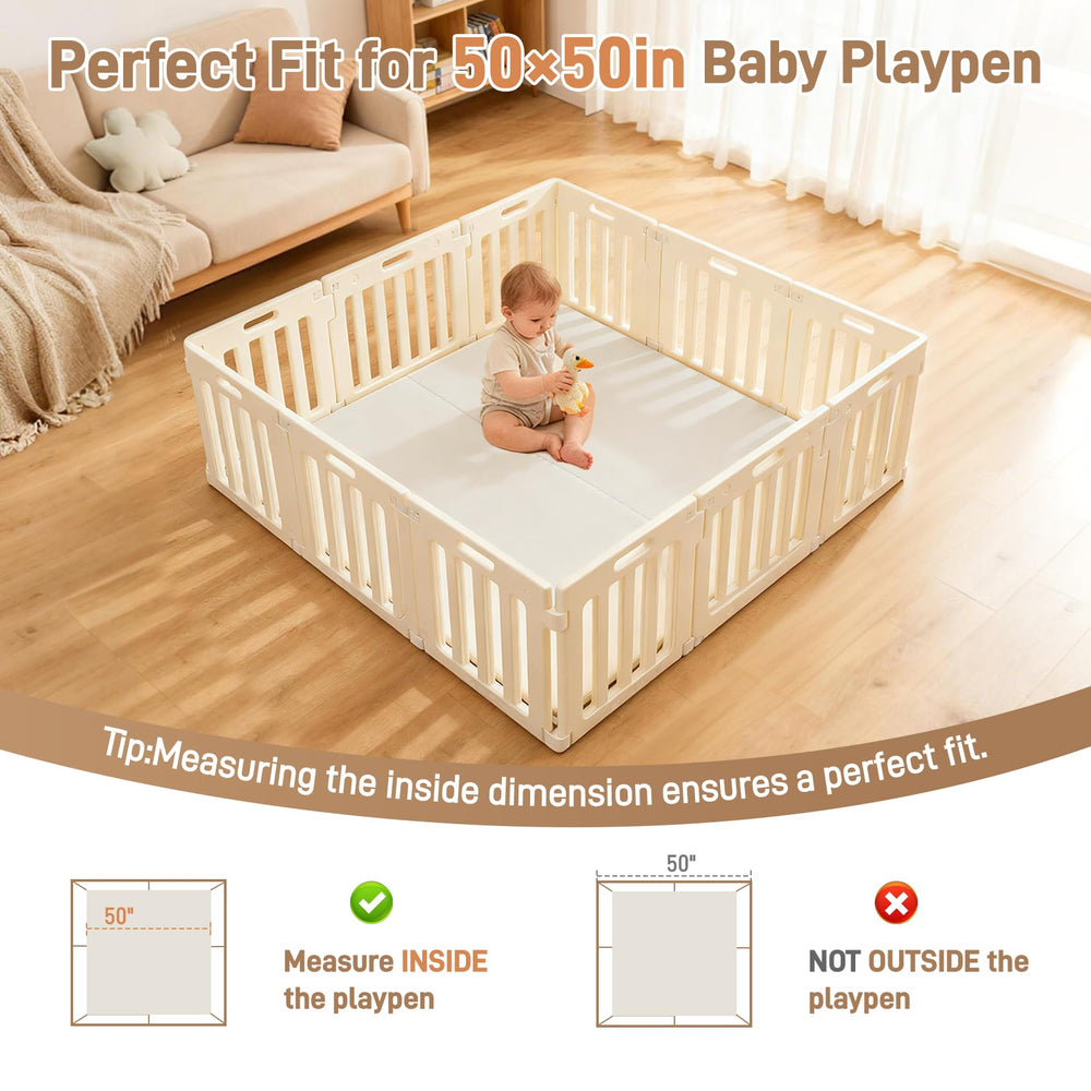 Bootuu Baby Play Mat easy-clean surface simplifies maintenance
