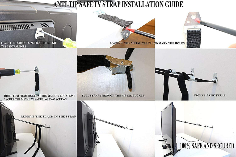 BOOTWO wall-mount plate demonstrates secure anchoring for heavy furniture.