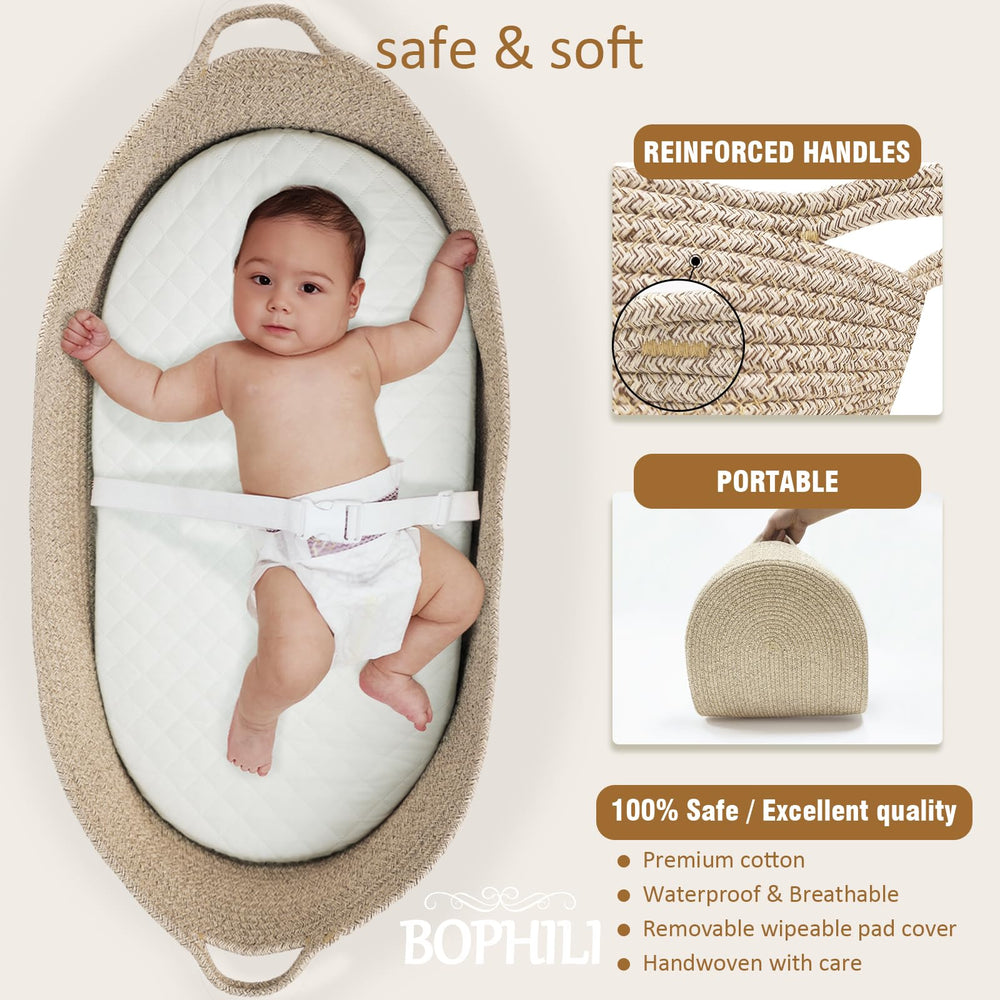 BOPHILI waterproof cover for changing basket protects surfaces during changes