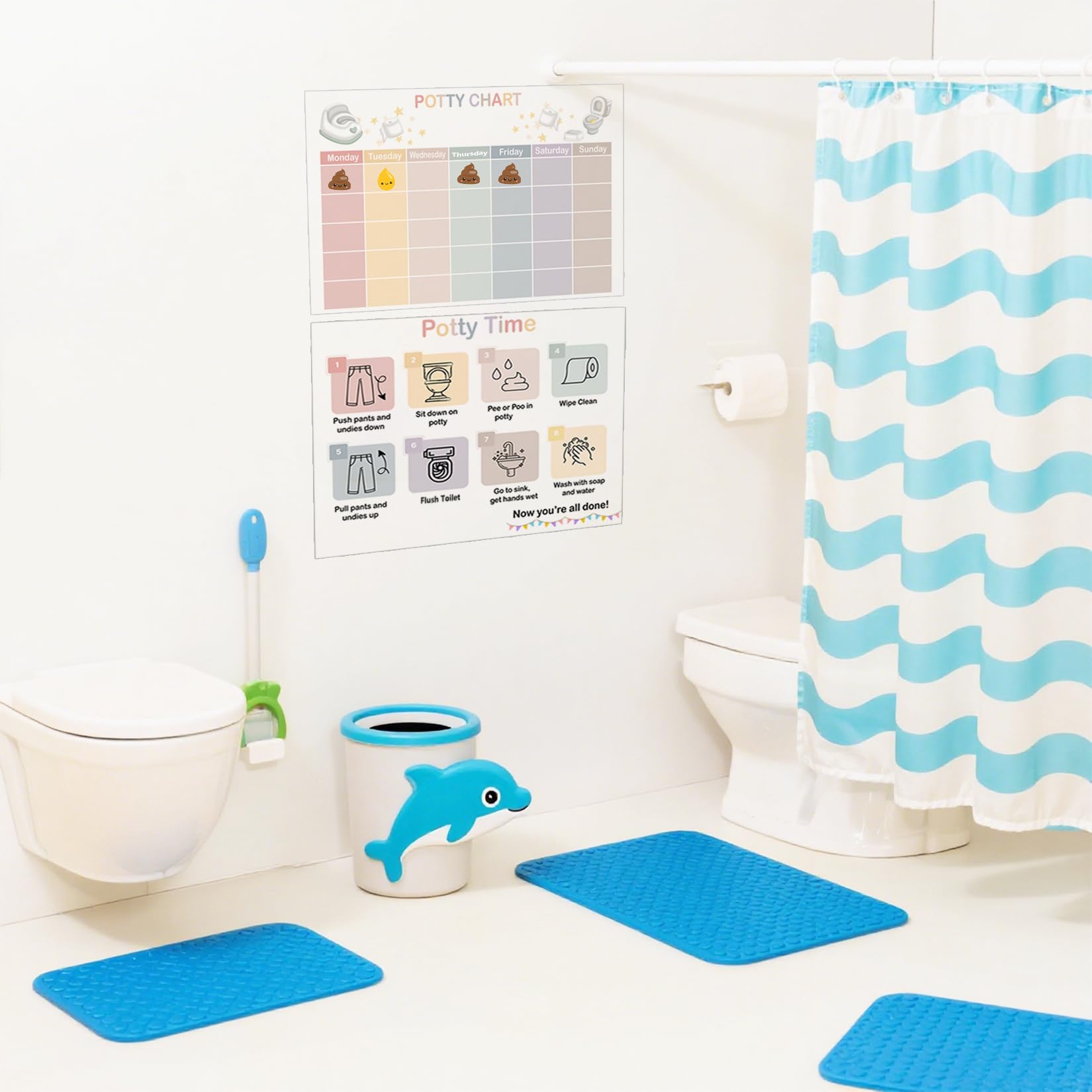 Boqon chart helps moms and teachers track progress and stay organized.
