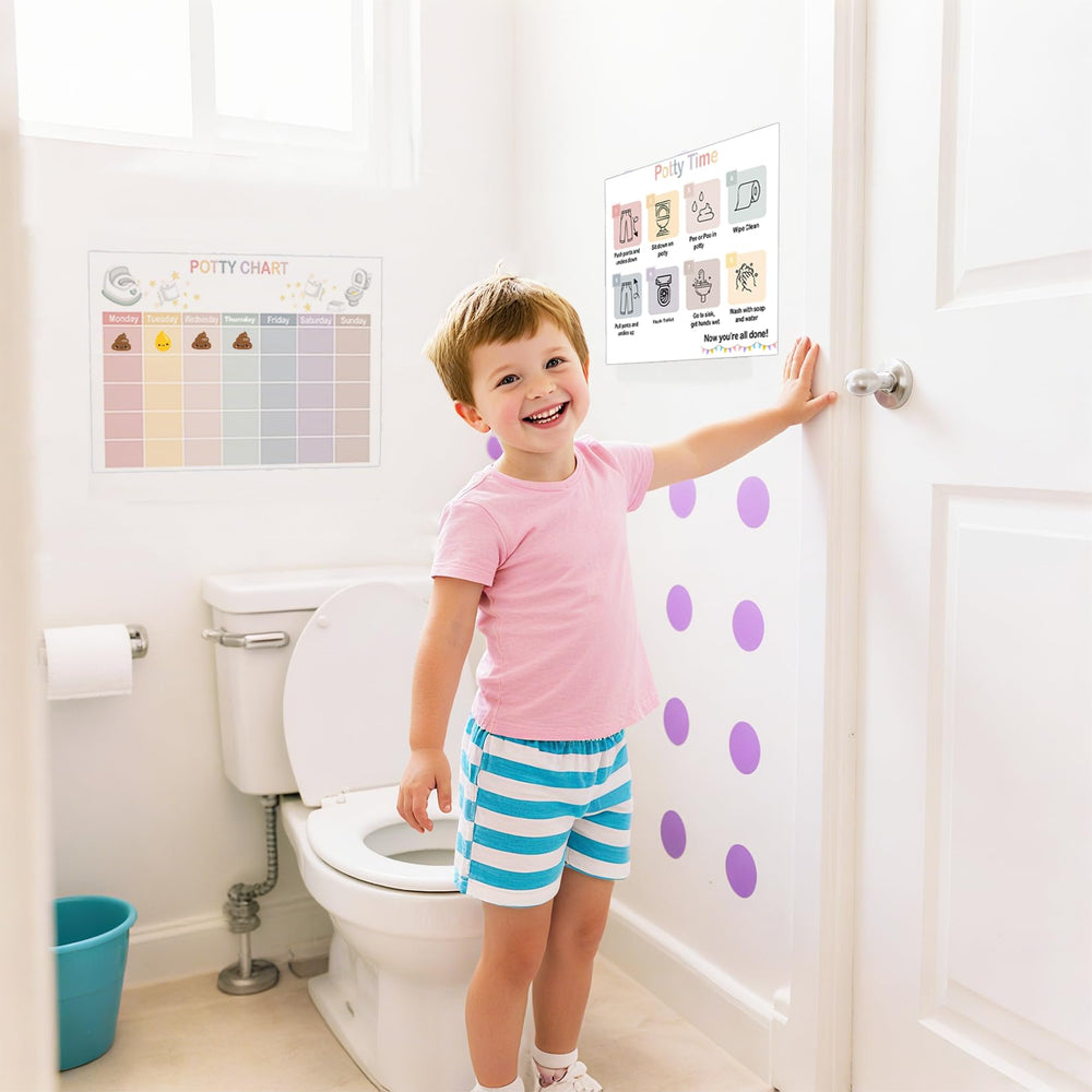 Boqon toddler girls chart includes easy reminders for smoother routines.