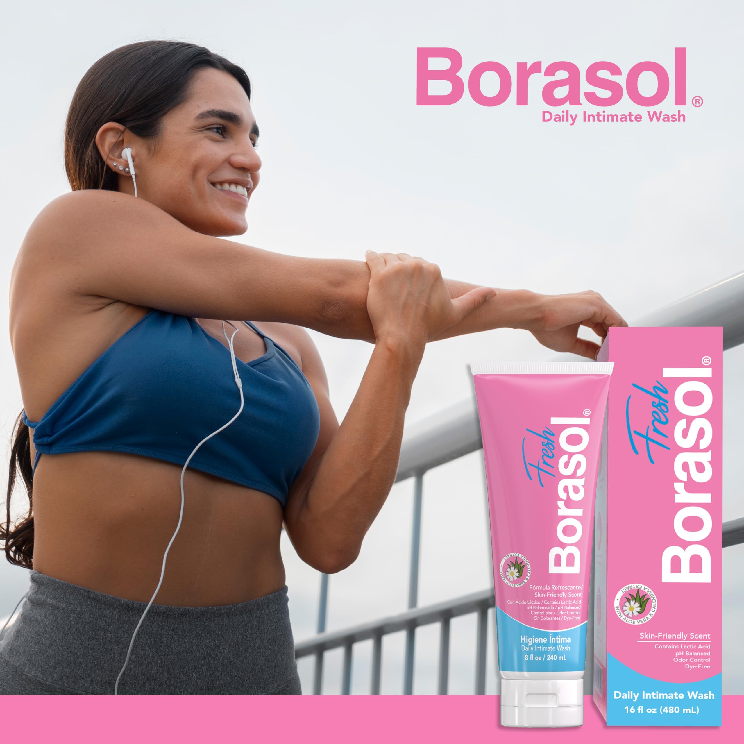 BORASOL Borasol Fresh daily-care application demonstrates easy everyday use