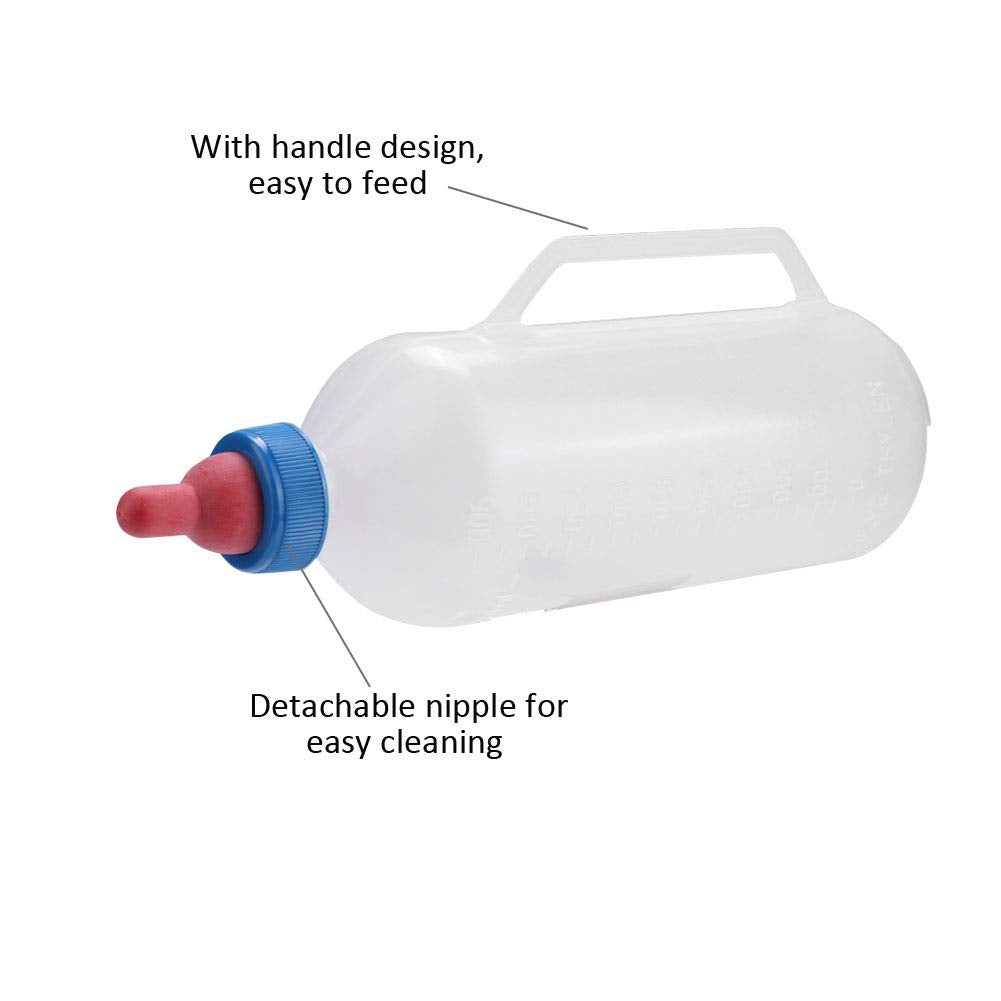 Bordabstract lamb feeder 1L capacity for daily use.