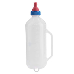 Bordabstract milk feeder bottle handle for easy lamb feeding.