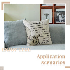 Borhmty invisible zipper pillowcase for seamless look and easy care