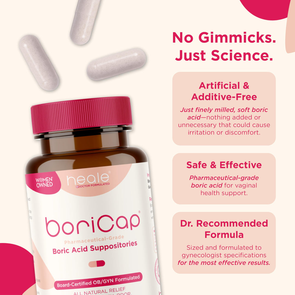 BoriCap 60 capsules blister pack for daily balance support.