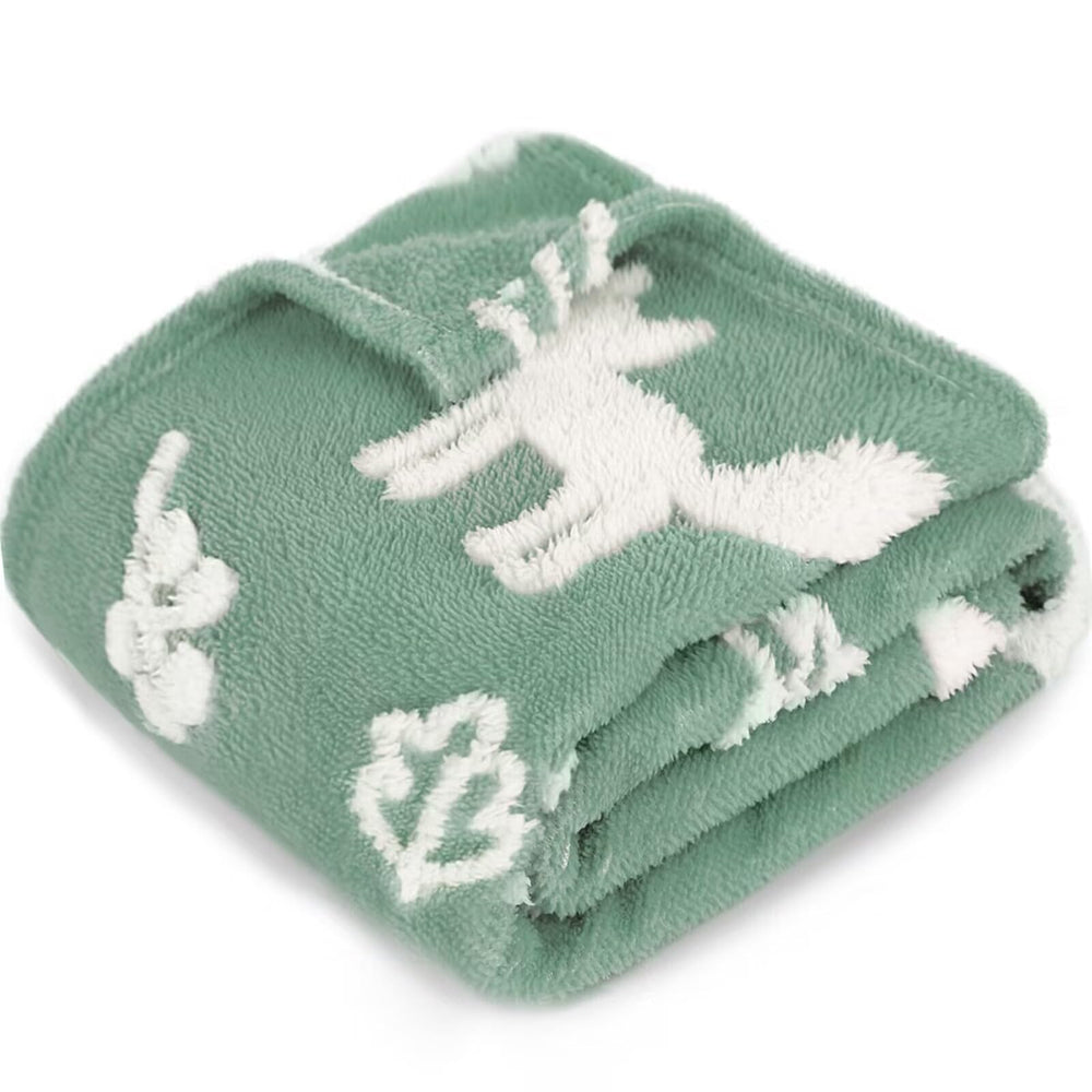 BORITAR 3D fox blanket close-up showing the playful design and cozy texture.