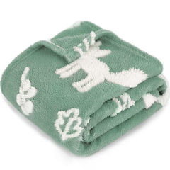 BORITAR 3D fox blanket close-up showing the playful design and cozy texture.