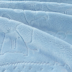 BORITAR blue-30x40 blanket offers lightweight warmth for infants.