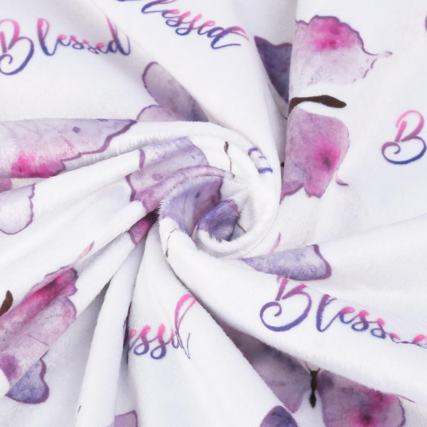 BORITAR blanket features double-layer dotted backing to stimulate senses.
