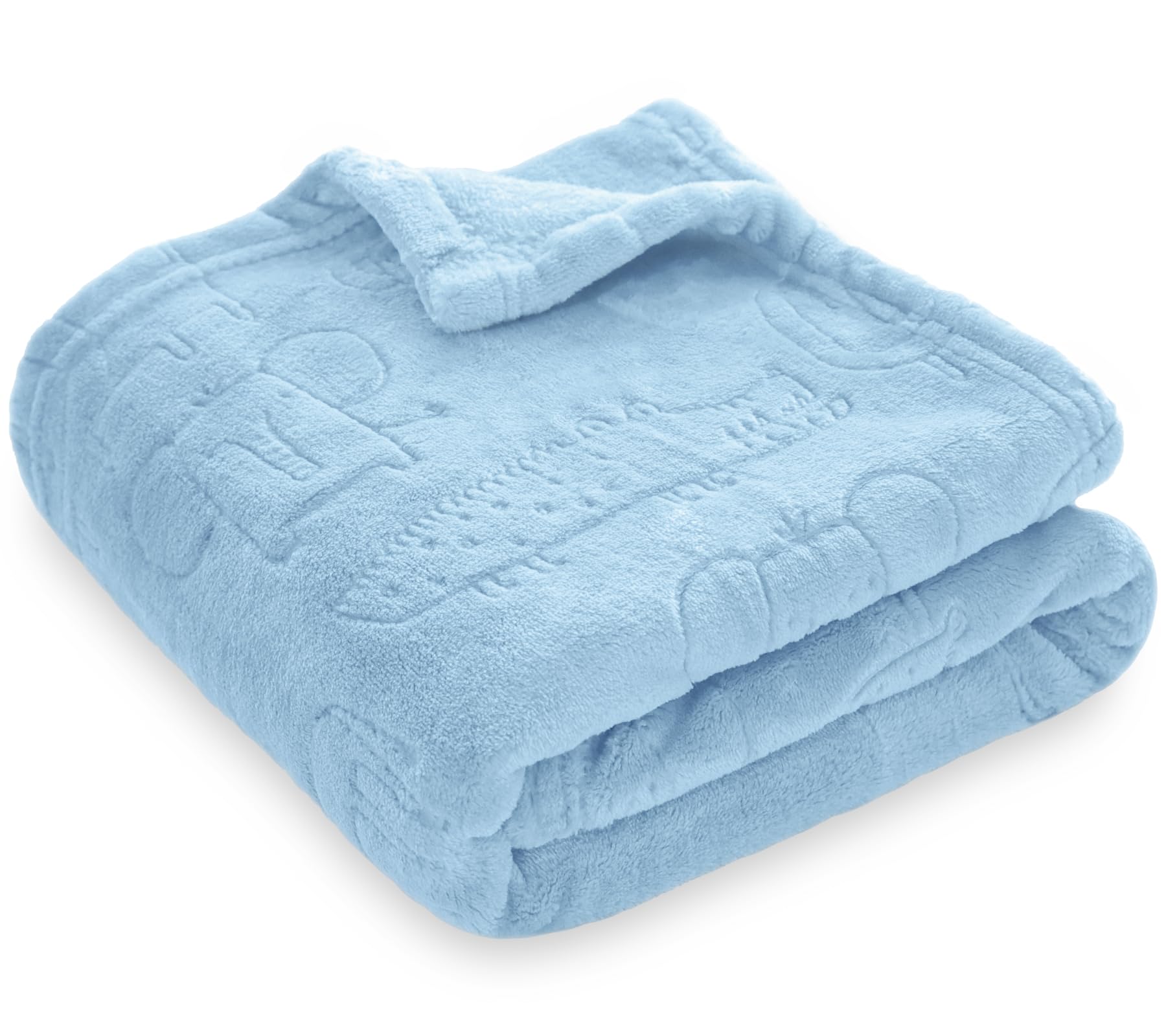 BORITAR fluffy-fabric baby blanket for gentle warmth.