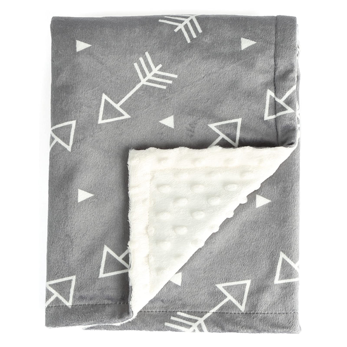 BORITAR baby blanket in soft minky, 30x40, cozy for delicate baby skin